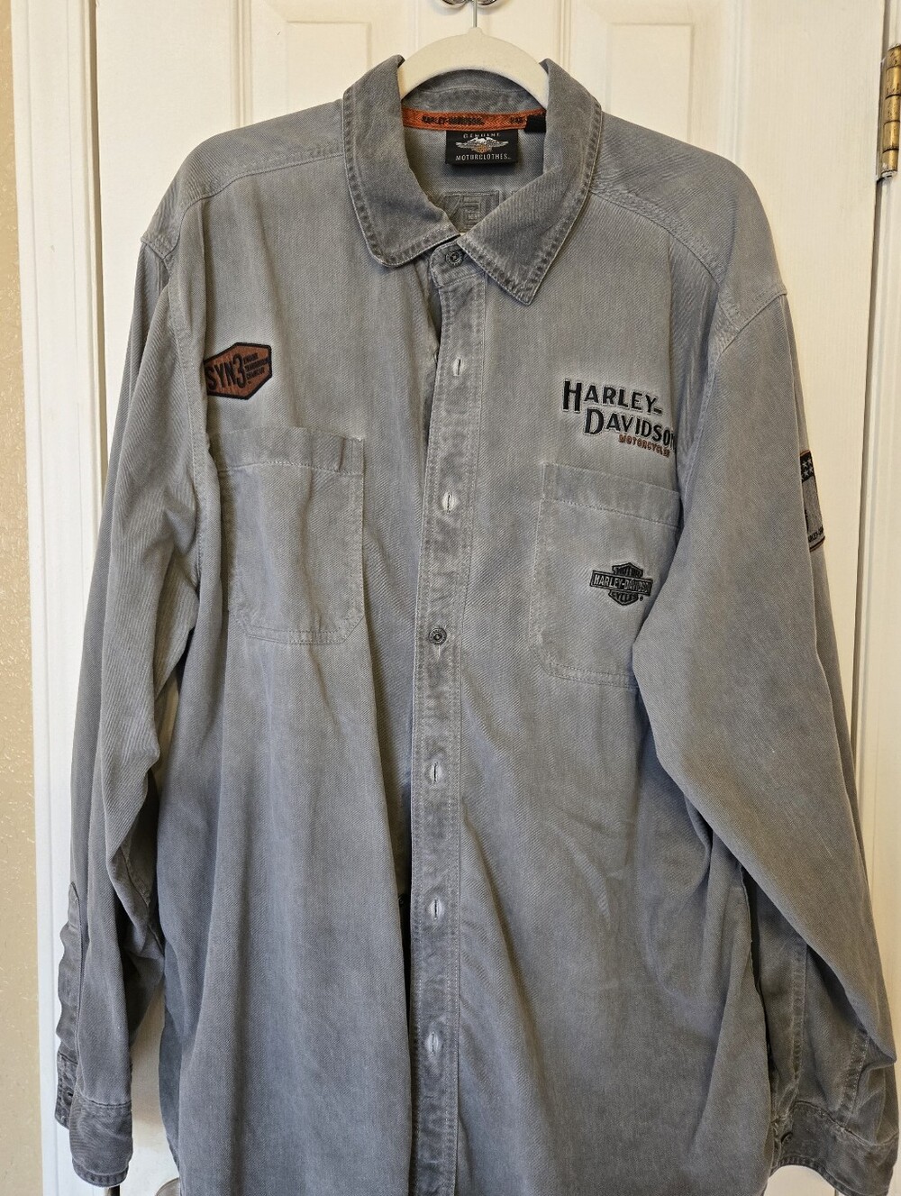 Harley-Davidson Light Gray  Work Shirt